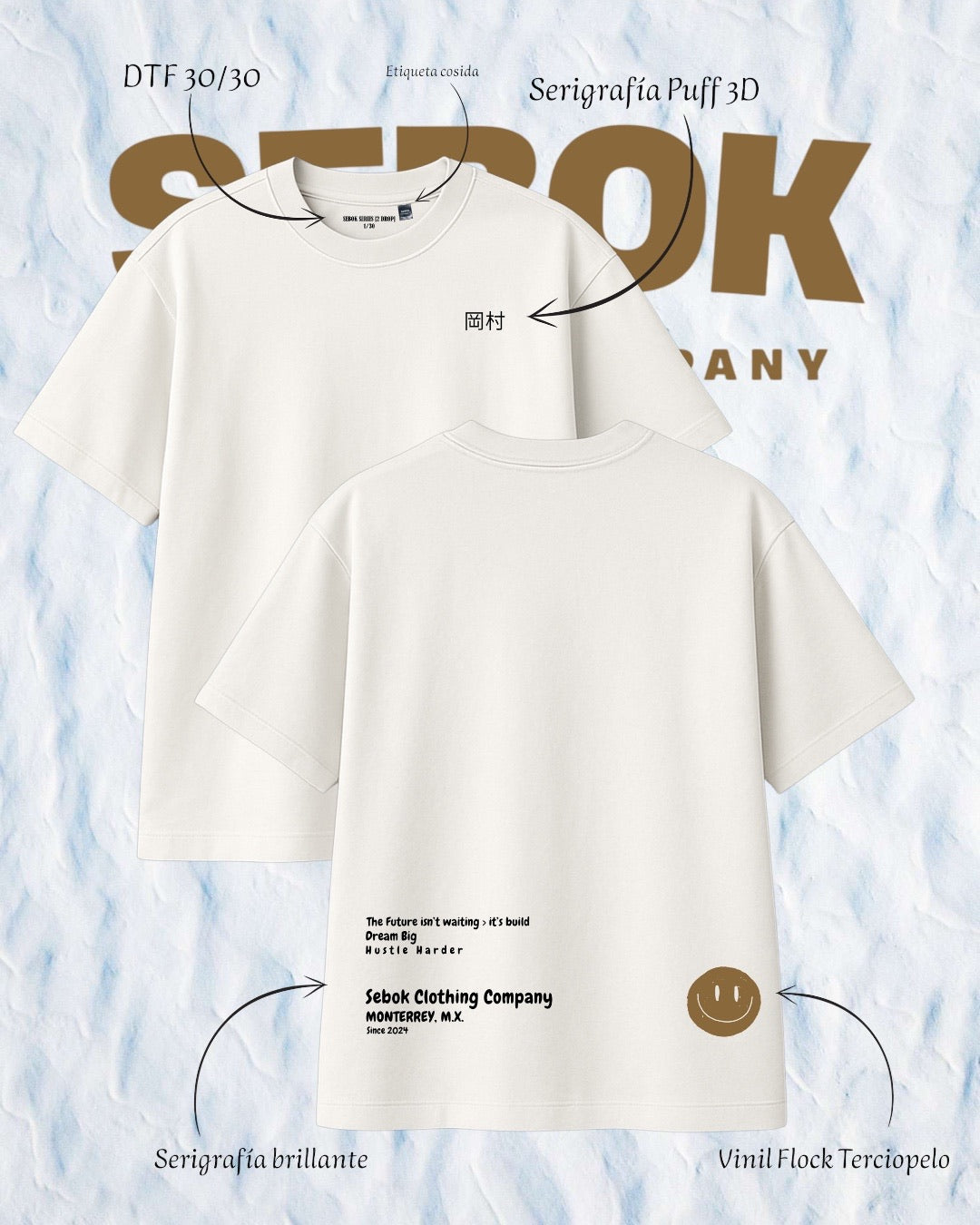 PLAYERA SEBOK HAPPY FACE