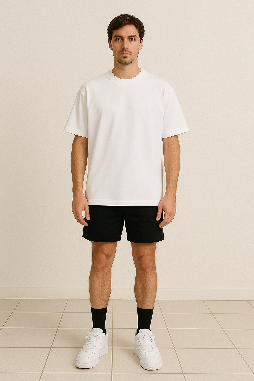 PLAYERA ELITE BLANCO 280GSM